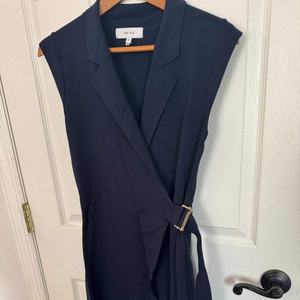 Reiss Tie Wrap Dress